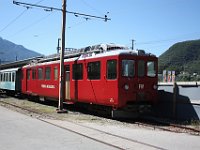 11.08.2011 FM Bahnhof Arbedo-Castione TRiebwagen BDe 4/4 6