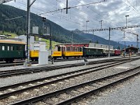 11.09.2021 Bahnhof Davos mit Historischem Zug