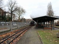 01.12..2017 Einfahrt Dampfzug Bahnhof Zittau