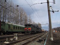 16.04.2001 schwerer Güterzug St. Petersburg Umgebung
