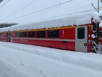06.12.2020 RhB Personenwagen A 1273 im Bahnhof St. Moritz