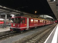 29.11.2018 RhB Be 4/4 515 Pendelzug im Bahnhof Chur