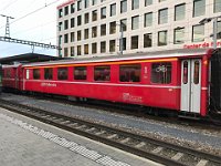 30.11.2018 RhB A 1243 Personenwagen 1. Klasse im Bahnhof Chur