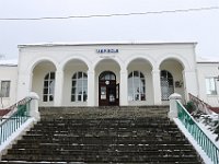 12.02.2018 Bahnhofsgebäude Vasilyevka Tavrichesk