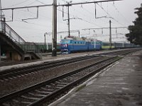 19.04.2017 Bahnhof Vasilyevka Tavrichesk Schnellzug