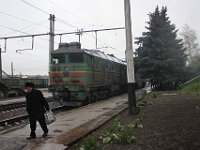 19.04.2017 Bahnhof Vasilyevka Tavrichesk Diesellokomotive