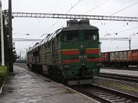 19.04.2017 Bahnhof Vasilyevka Tavrichesk Diesellokomotive