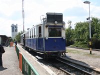 30.04.2017 Kindereisenbahn Budapest Triebwagen mit Beiwagen
