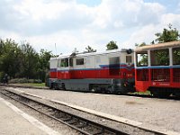 30.04.2017 Kindereisenbahn Budapest Diesellok MK 45