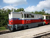30.04.2017 Kindereisenbahn Budapest Diesellok MK 45