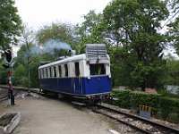 30.04.2017 Kindereisenbahn Budapest Triebwagen beim umsetzen